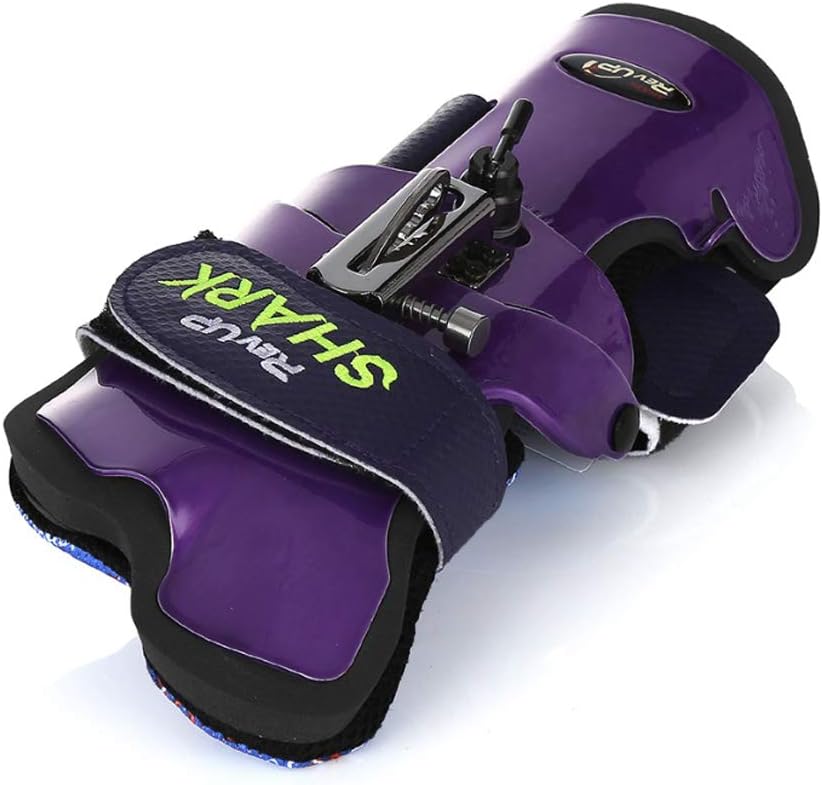 Rev-Up Shark Mongoose Bowling Wrist Support Accessories for Right Hand Purple Color (S)