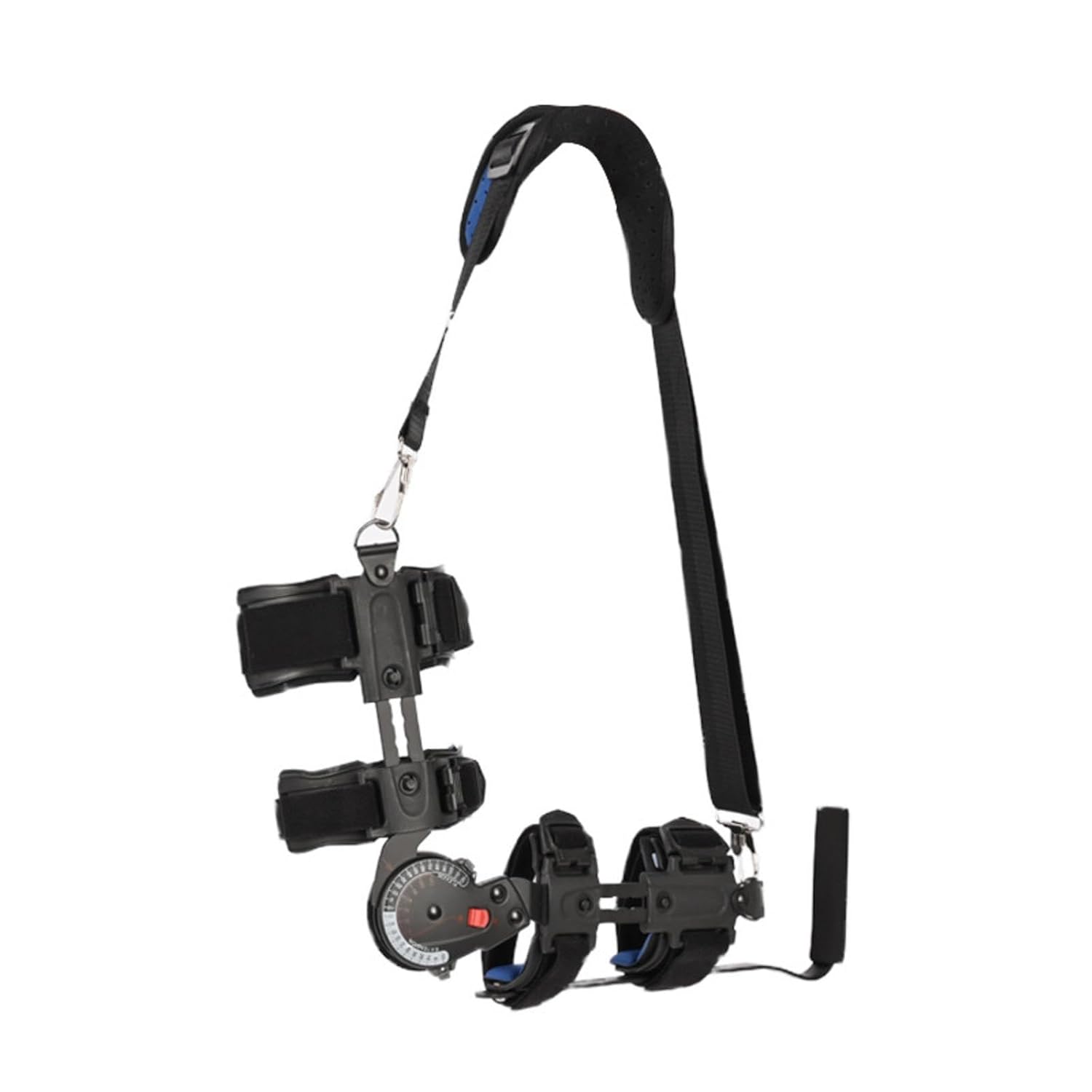 PopieL Hinged Rom Elbow Brace with Adjustable Chuck, Elbow Joint Fixed Brace for Arm Injury Recovery, Forearm Elbow Support Sling for Elbow Fracture and Ligament Instability Injury,right