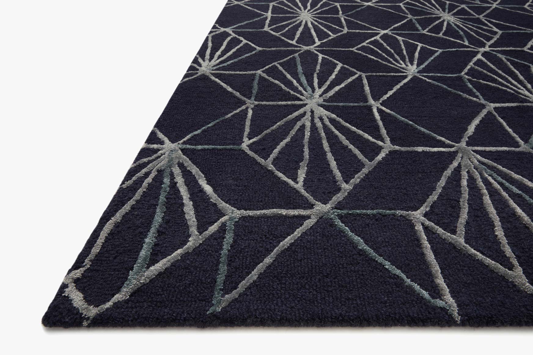 Loloi Verve Collection - Contemporary Hand Tufted Rug in Denim & Ocean (VER-04)
