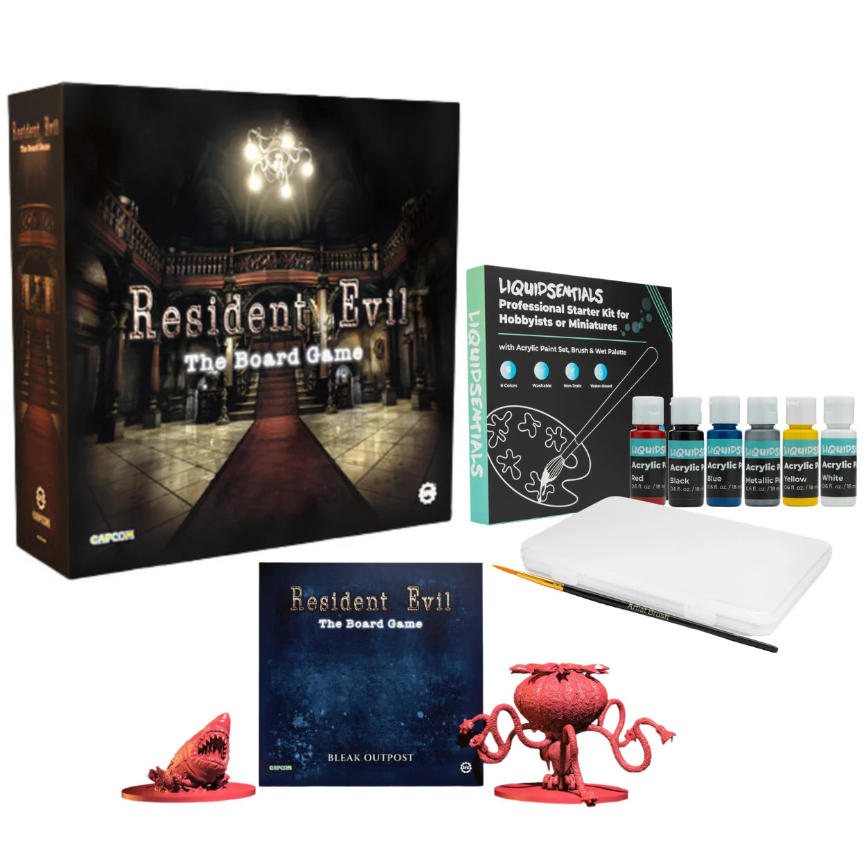 Steamforged Games Resident Evil Board Game with Miniatures Bundle