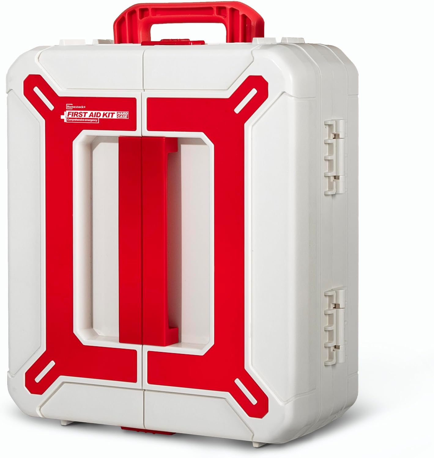 Large First Aid Kit for Business- Plastic Wall Mounted First Aid Box,Hard Case First Aid Kit, Emergency Kit for Car,Home,Offices - 408 Piece