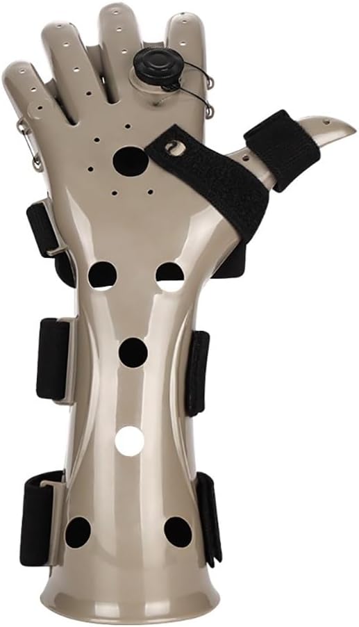 Finger Splint Extension Board, Finger Rehabilitation Device, BOA Lacing System, Quadruple Pressure Fixation, Strap Elastic Adjustable, for Stroke, Hemiplegia, Traumatic Brain Injury