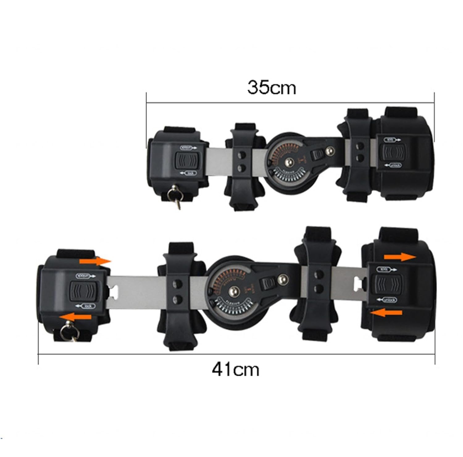 Post OP Hinged ROM Elbow Brace with Strap Stabilizer Splint Arm Injury Recovery Support After Surgery Orthosis,for Ulnar Nerve Entrapment,Sleeping,Tendonitis,Tennis,Left (Right