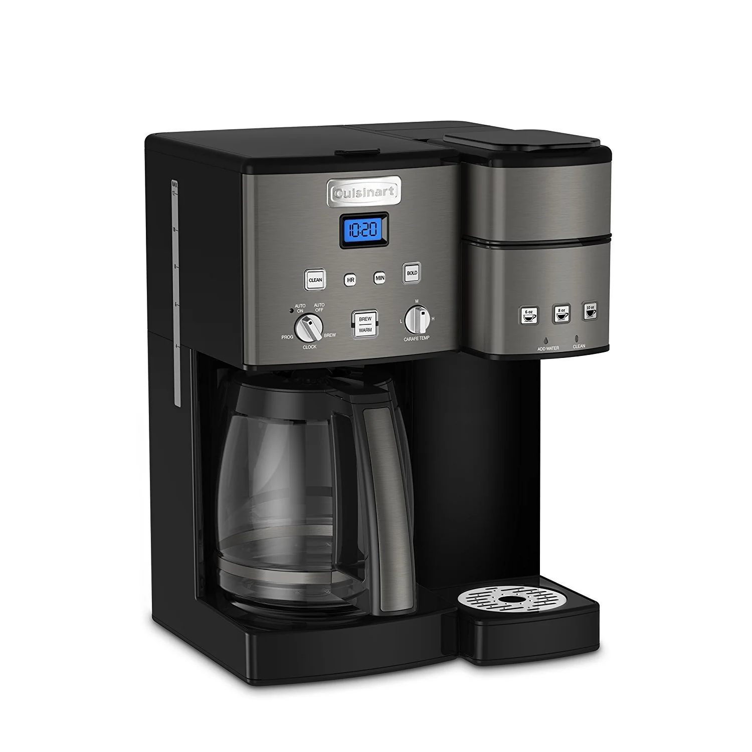 Cuisinart Coffee Center 12 Cup Coffeemaker and Single-Serve Brewer (Black)