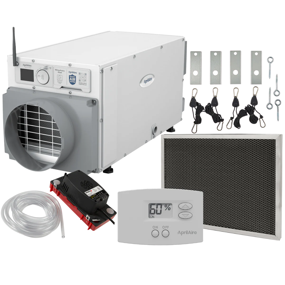 Aprilaire E070 70-Pint Crawlspace Dehumidifier + Basement Package