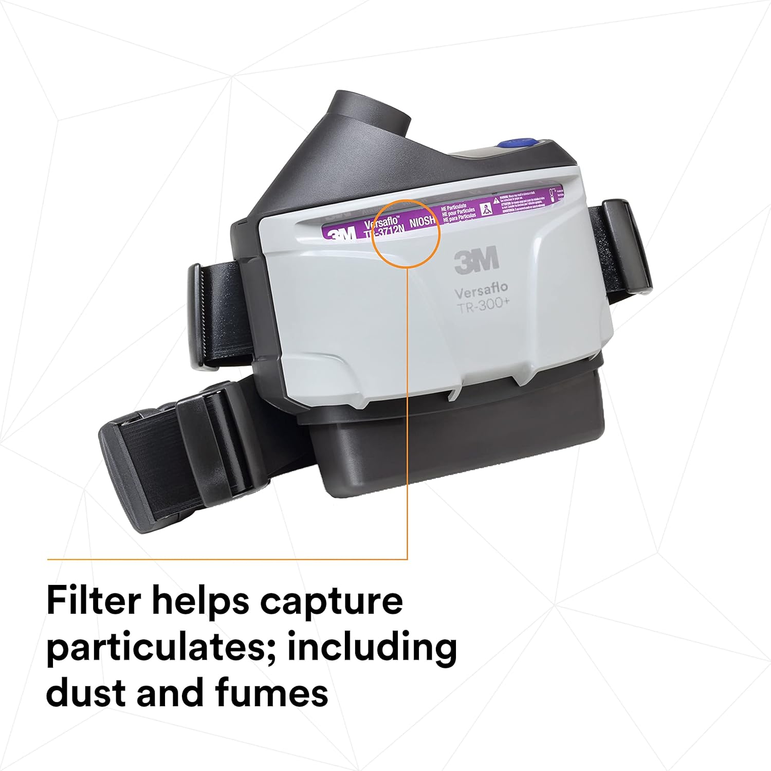 3M Versaflo PAPR Assembly TR-304N+; with Easy Clean Belt and High Capacity Battery; 1 ea/Case