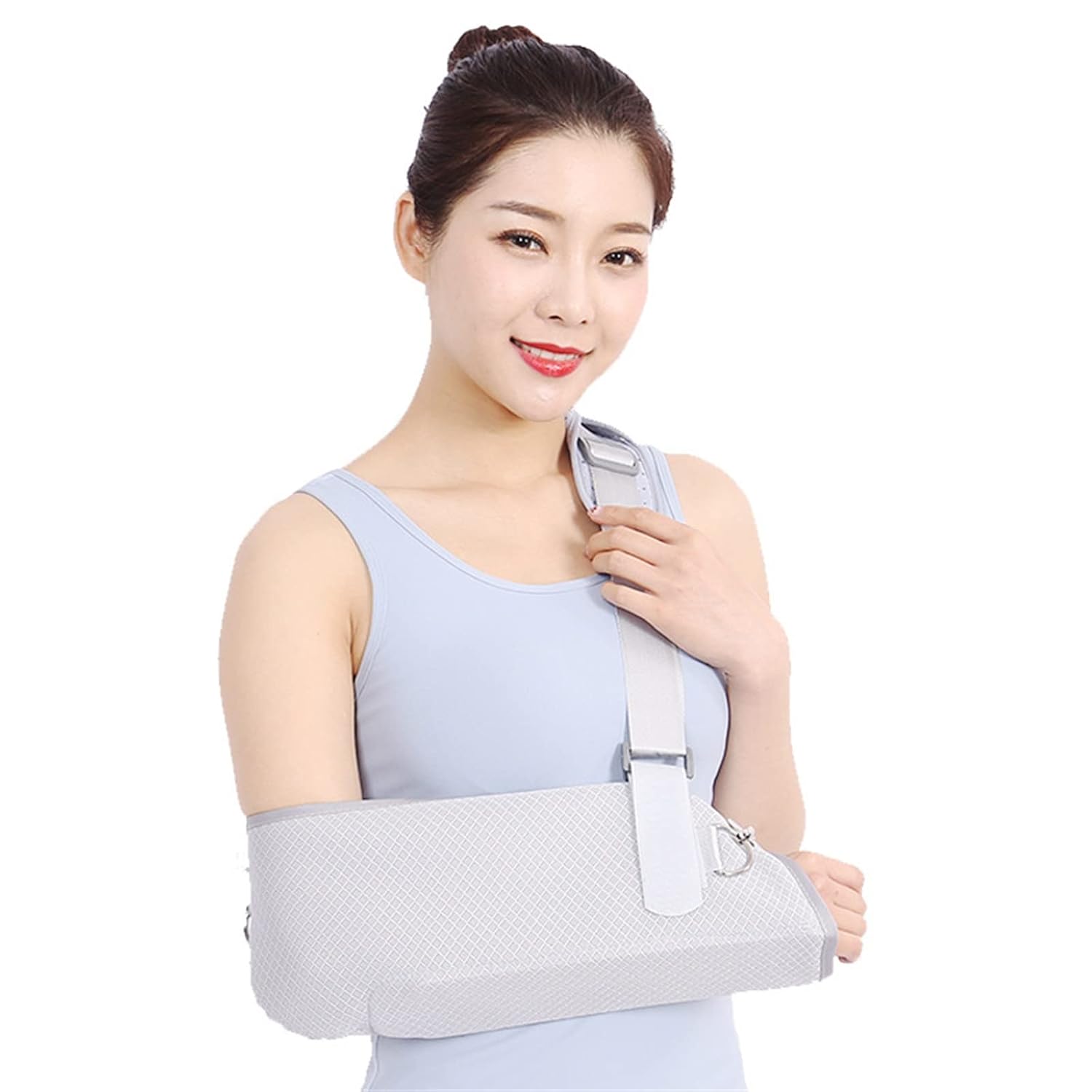 Arm Sling Shoulder Sling Lightweight Breathable Wrist Elbow Support Dislocation Fracture Sprain And Broken Arm,M