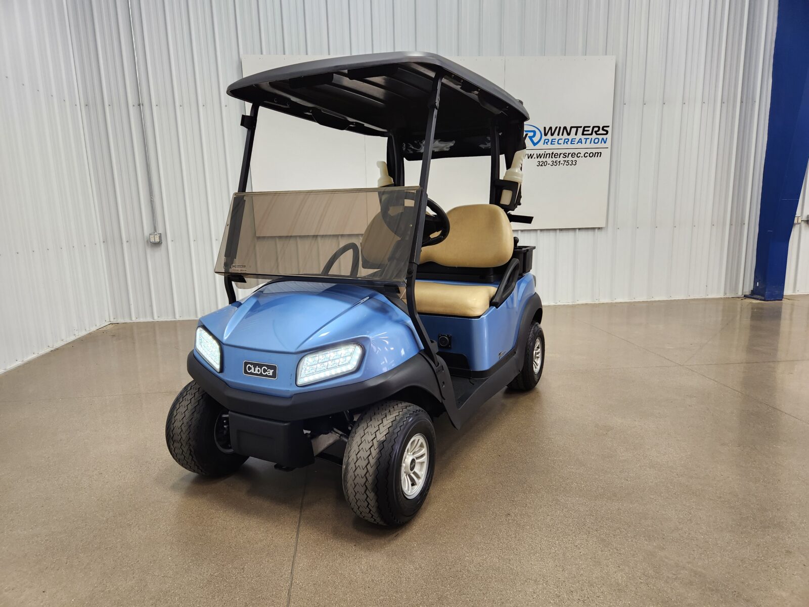 2021 Club Car Tempo Lithium Ion STREET READY Golf Cart, Ice Blue