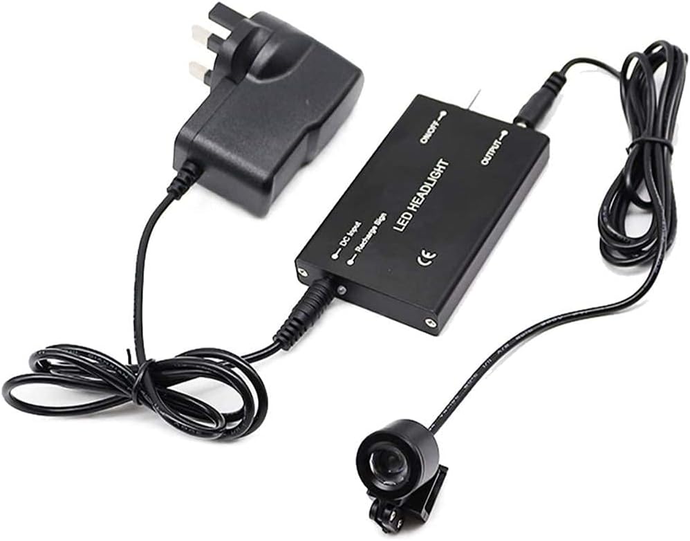 Dental Loupes, Head Mountlighted Magnifying Glasses, 2.5X / 3.5X Medical Dental Loupes Led Magnifying Glasses with Led Head Light Lamp 420Mm Dental Equipment Surgical Dentists Mag