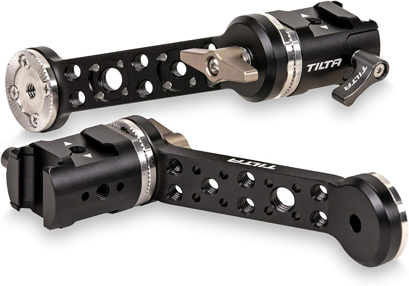 Tilta Adjustable NATO Rail Extender Arms | Compatible with RS4 PRO / RS4 / RS3 PRO | Additional Points for Gimbal, Compatible with Any Handle That Connects via Rosette