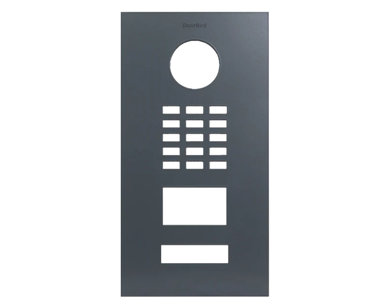 DoorBird Front Panel for D2101V in Slate Grey, RAL 7015
