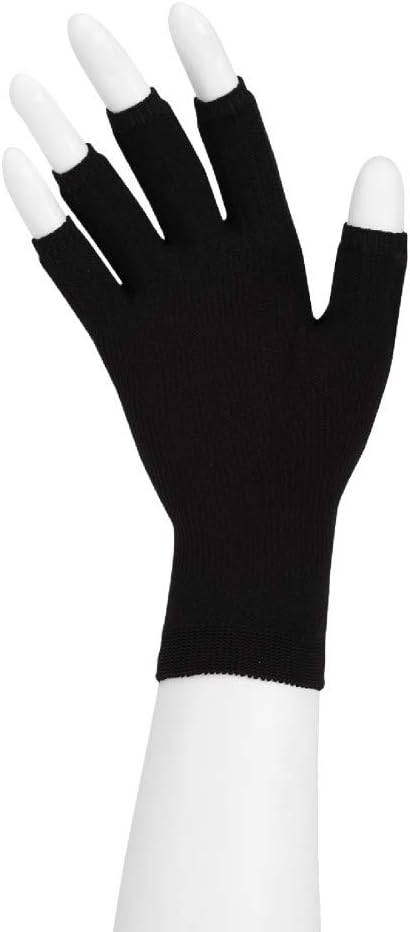Juzo 15-20 mmHg Soft Seamless Glove, Right Black, M