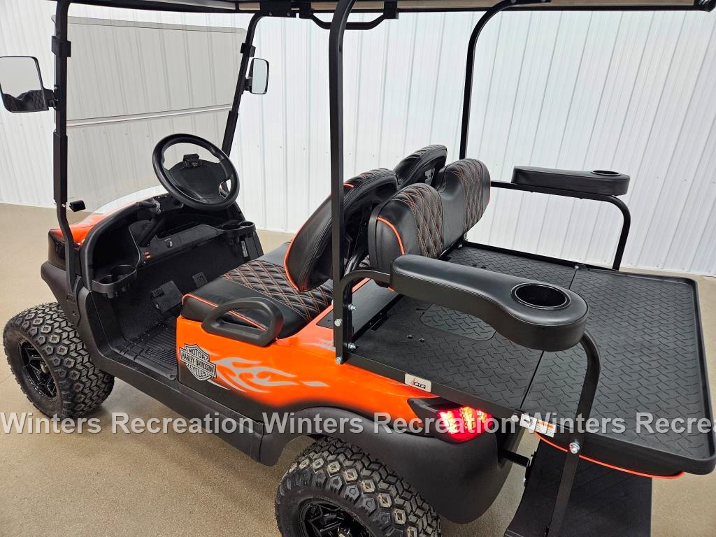 2020 Club Car Tempo Gas EFI STREET READY Golf Cart, Harley Davidson