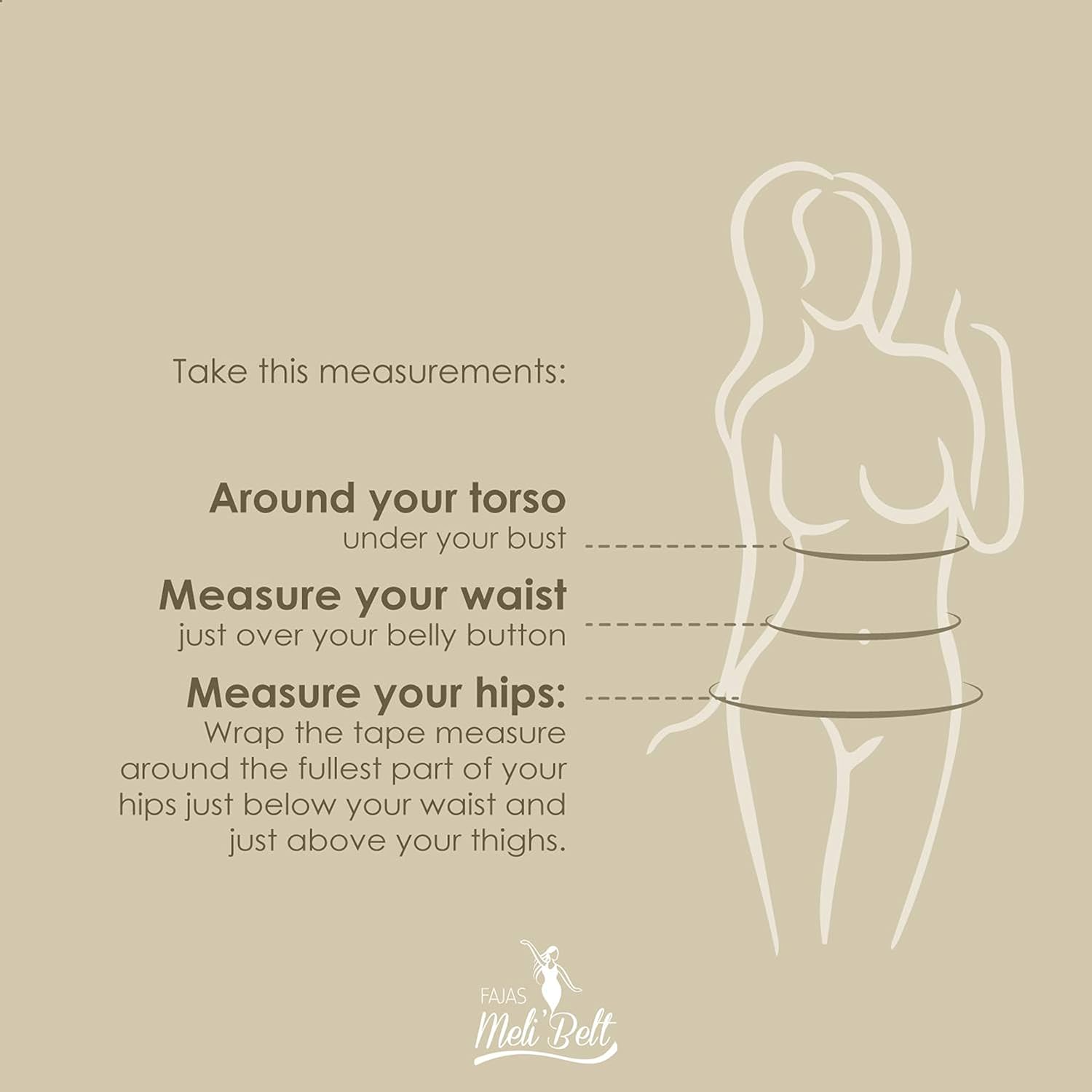 FAJAS MELI'BELT Melibelt 5024 Upper Arm Compression Post Surgical Shaper - Posture Corrector for Women (Mocca, Medium)