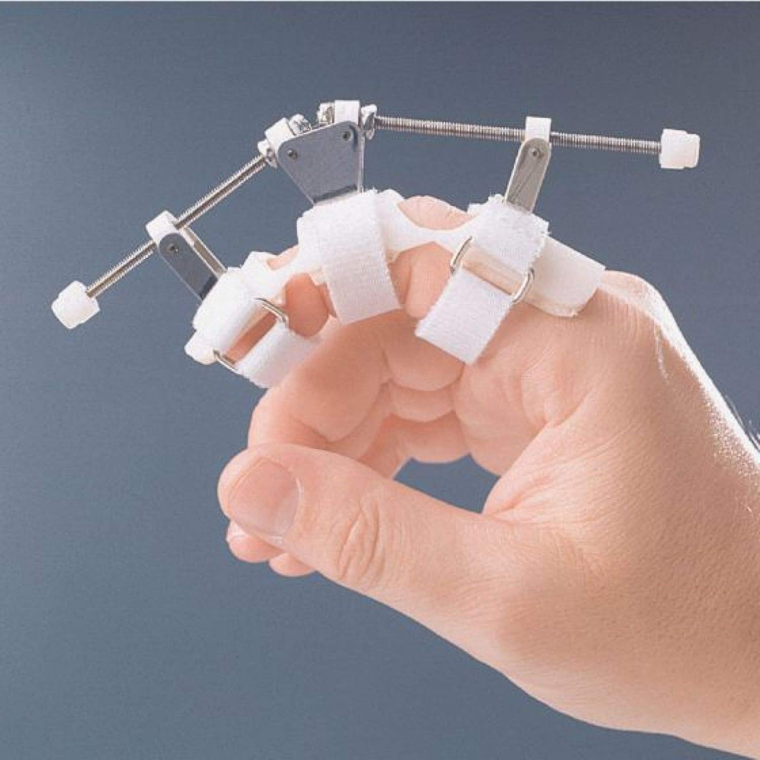 Rolyan Static Progressive Finger Flexion Splint, X-Large, Composite Flexion Splint, Improves PIP & DIP Joints, Increases Finger Dexterity, & ROM, Corrective Splinting, Constant Static Force