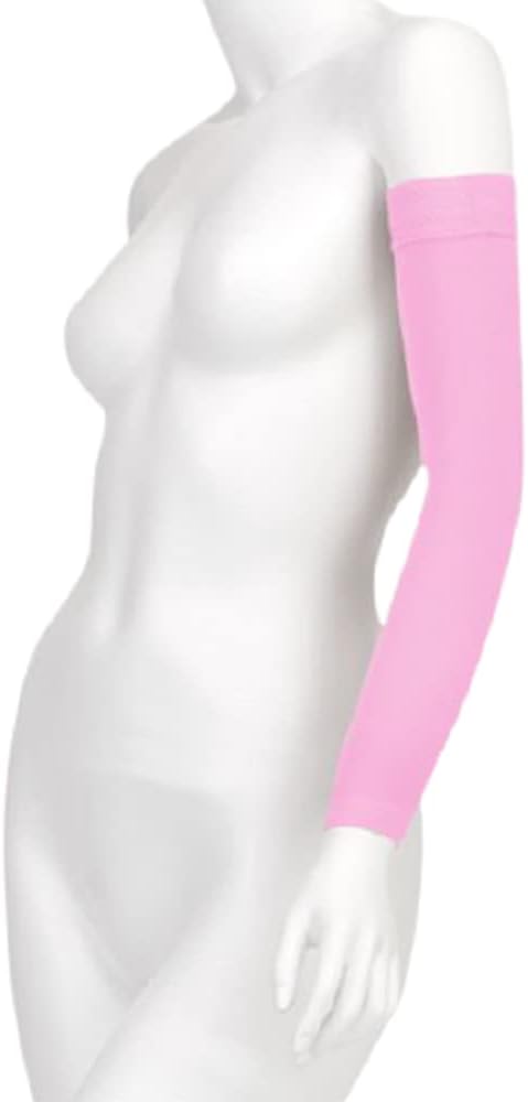 Juzo Soft 2001CG DreamSleeve 20-30mmHg w/Silicone Top Band Model: 2001MXCG - MAX, Size: IV - Large, Length: R-Regular, Color: Pink 43