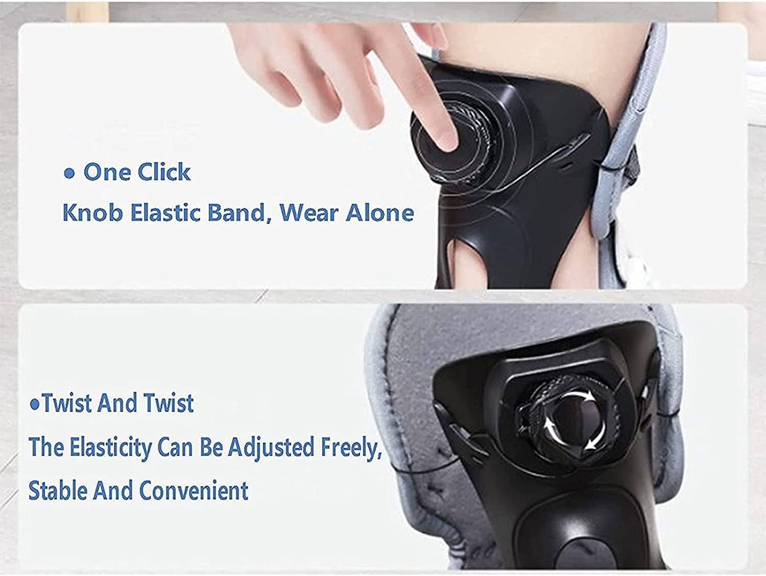 Walking Boot Fracture Boot for Broken Foot Adjustable Foot Droop Orthosis Ankle Foot Drop Postural Corrector for Ankle Protection Correction Ankle Brace for Women & Men