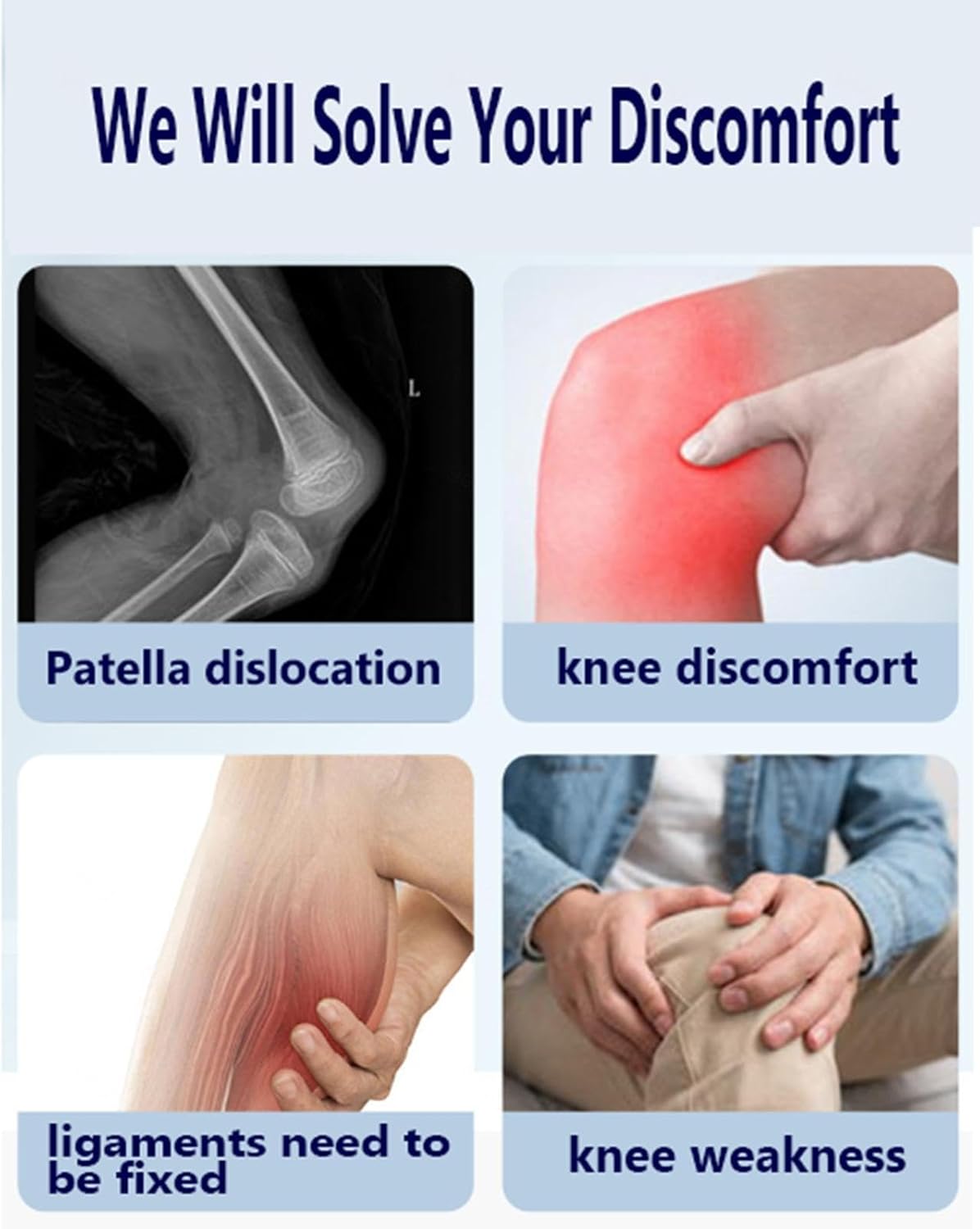 Hinged Knee Brace ROM Knee Immobilizer Post Op Knee Leg Brace Orthopedic Patellar Stabilizing Locking Knee Brace with Side Stabilizers for ACL, Meniscus Tear, MCL,for Knee (Left