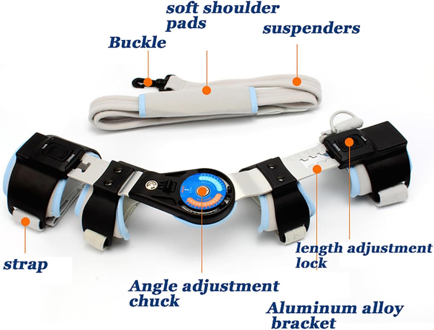 Hinged Elbow Brace for Cubital Tunnel Syndrome,Adjustable Telescoping ROM Post Op Arm Splint, Night Elbow Sleep Support,for Ulnar Nerve, Tennis Elbow,Tendonitis,Fits