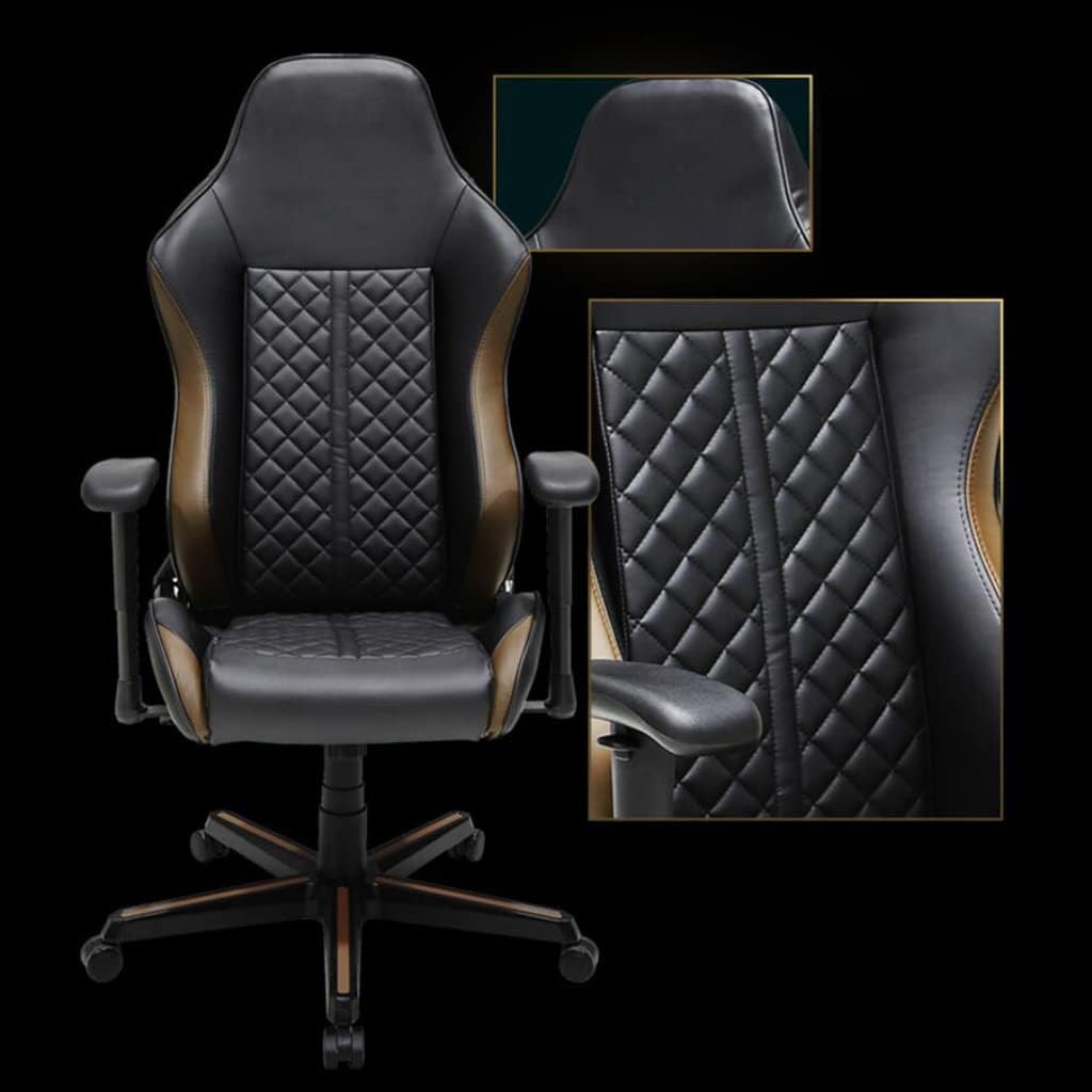 Gaming Chair Racing Style Armchair,Swivel High Back Footrest with Headrest Lumbar Support Flip Up Arms Headrest Pu Leather Executive High Back Computer Chair Comfortable,Blue