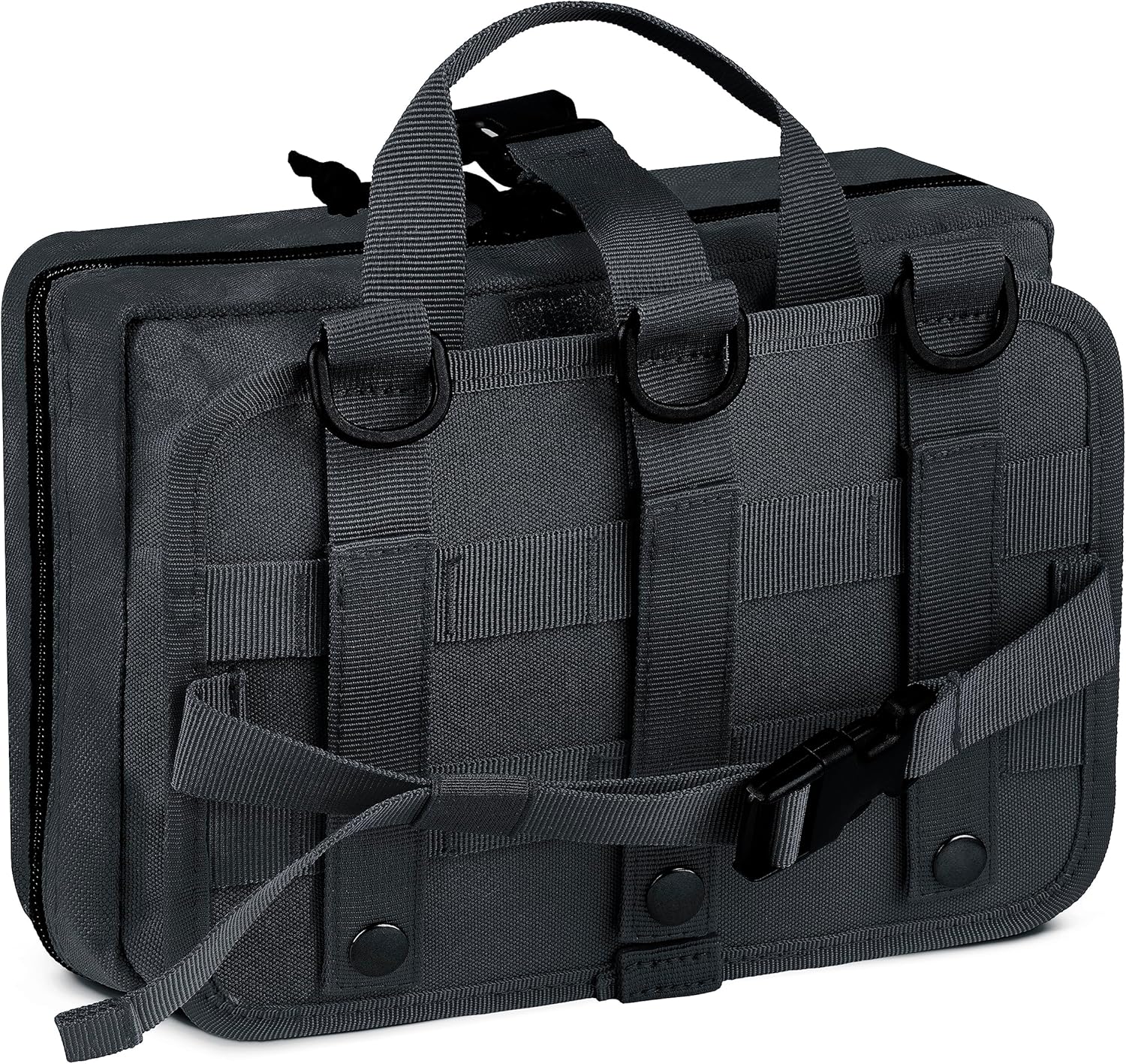 Scherber Vehicle IFAK Emergency Trauma Kit | 95+ Medical Supplies & Equipment, NAR Tourniquet & CPR Mask | Fully Stocked Rip Away Molle Pouch for Car, Home & Professional First Aid | Ultimate, Black