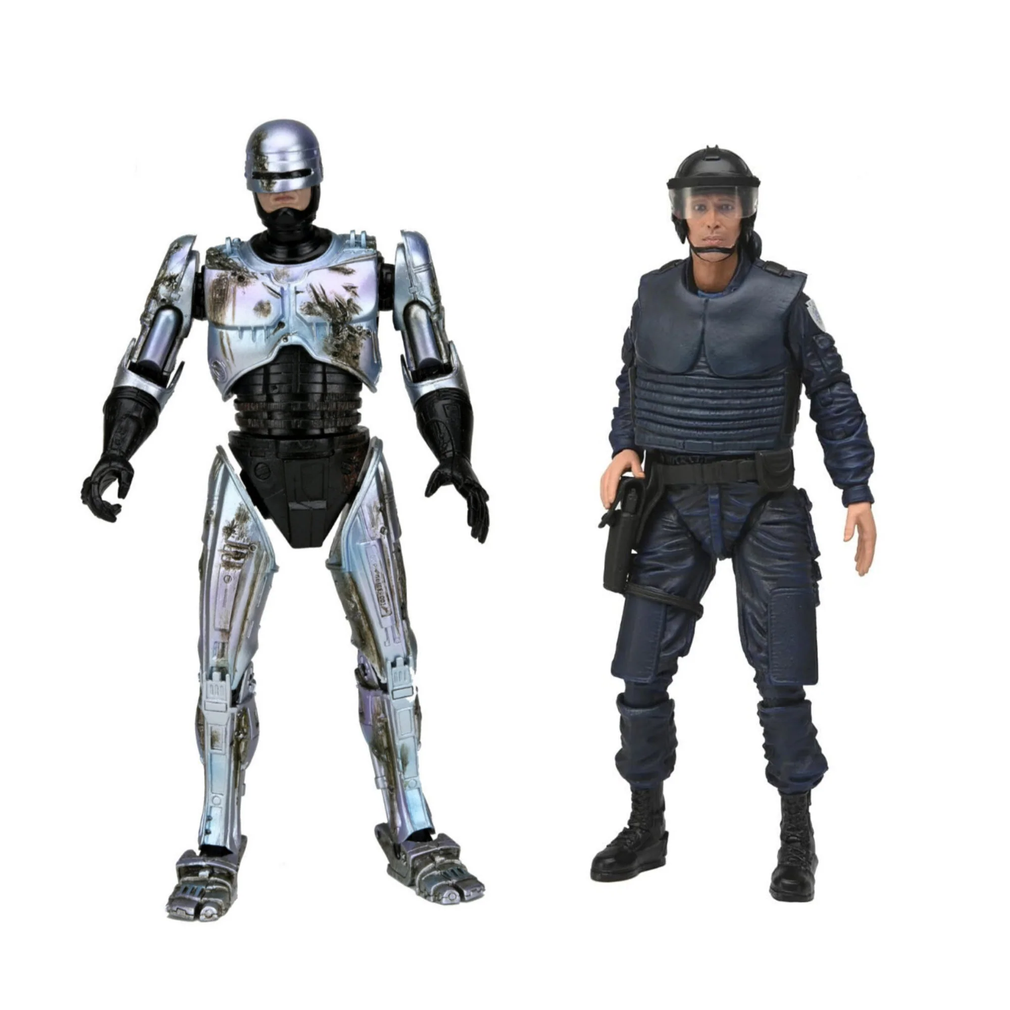 NECA 7-Inch Ultimate Battle-Damaged RoboCop with Chair and Alex Murphey Figure