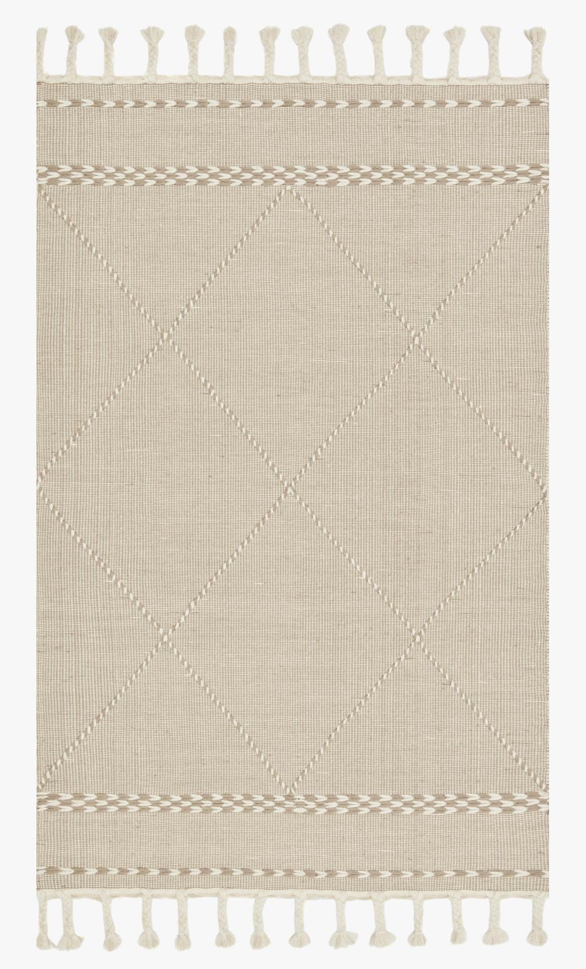 Loloi II Sawyer Collection - Contemporary Hand Loomed Rug in Sand (SAW-03)