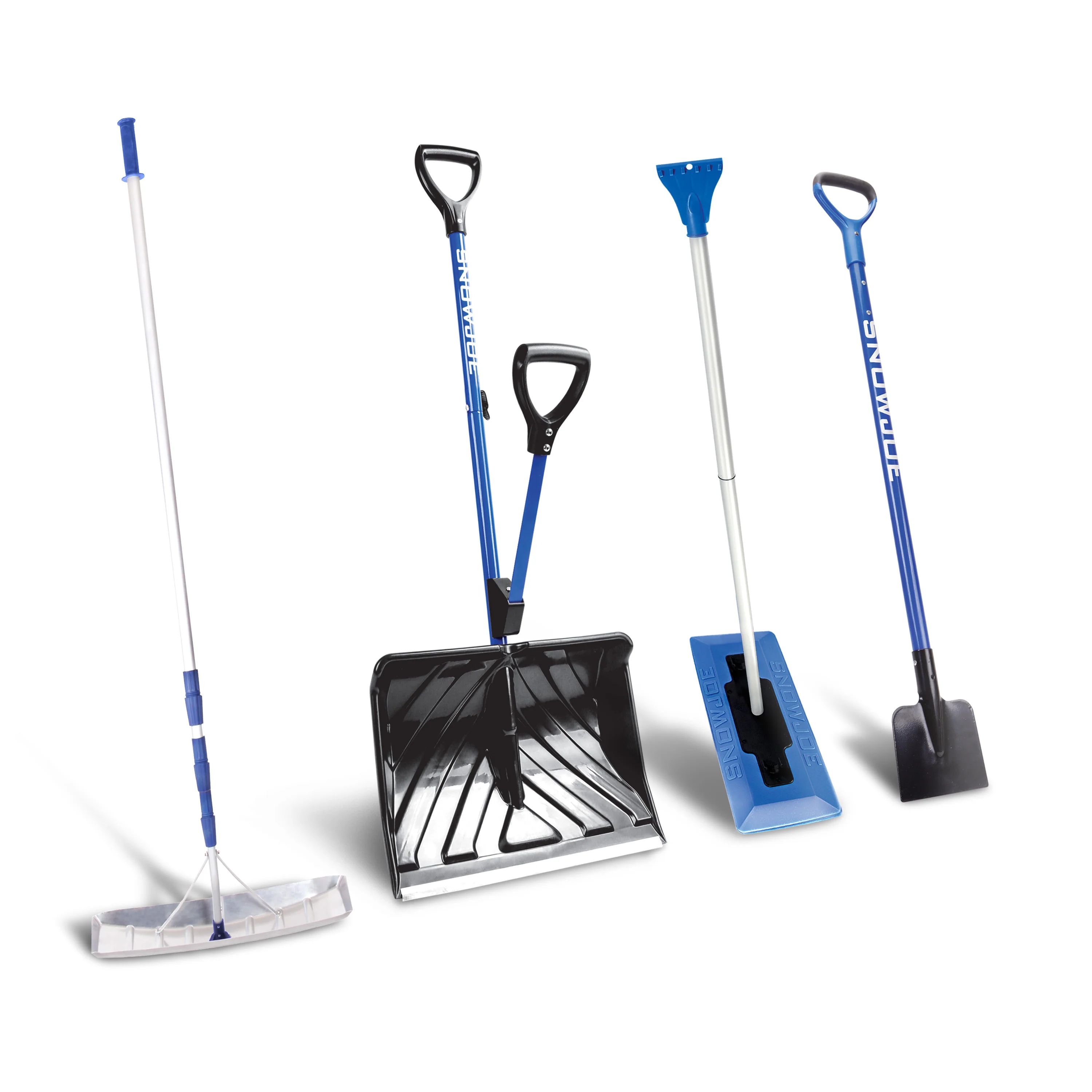 Snow Joe Complete Snow Removal Bundle | Snow Broom + Shovel + Ice Chopper + Roof Rake