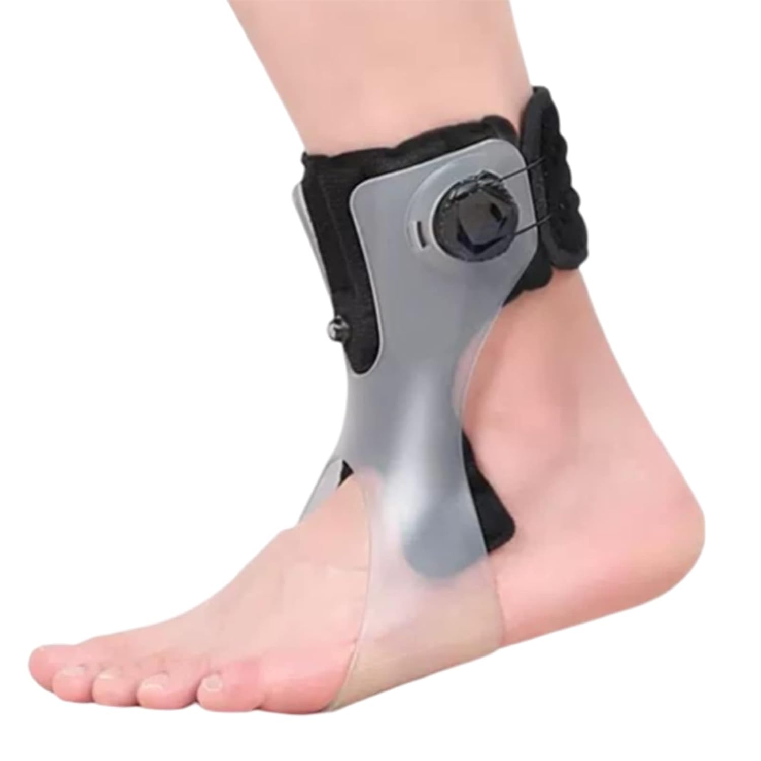 SFKLYU AFO Drop Foot Brace Orthosis Ankle Brace Support Drop Foot Brace for Walking Improve Walking Gait for Hemiplegia Stroke Shoes,B/left,M