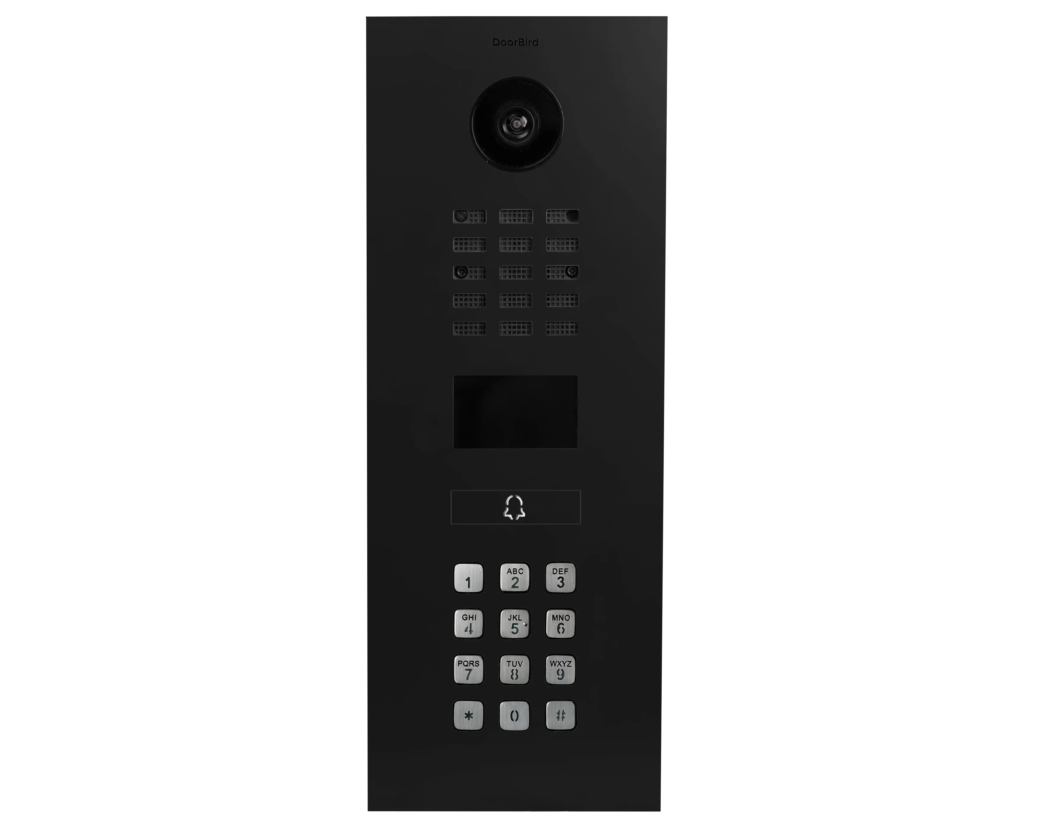 DoorBird D2101KV IP Video Intercom, 1 Call Button in Graphite Black