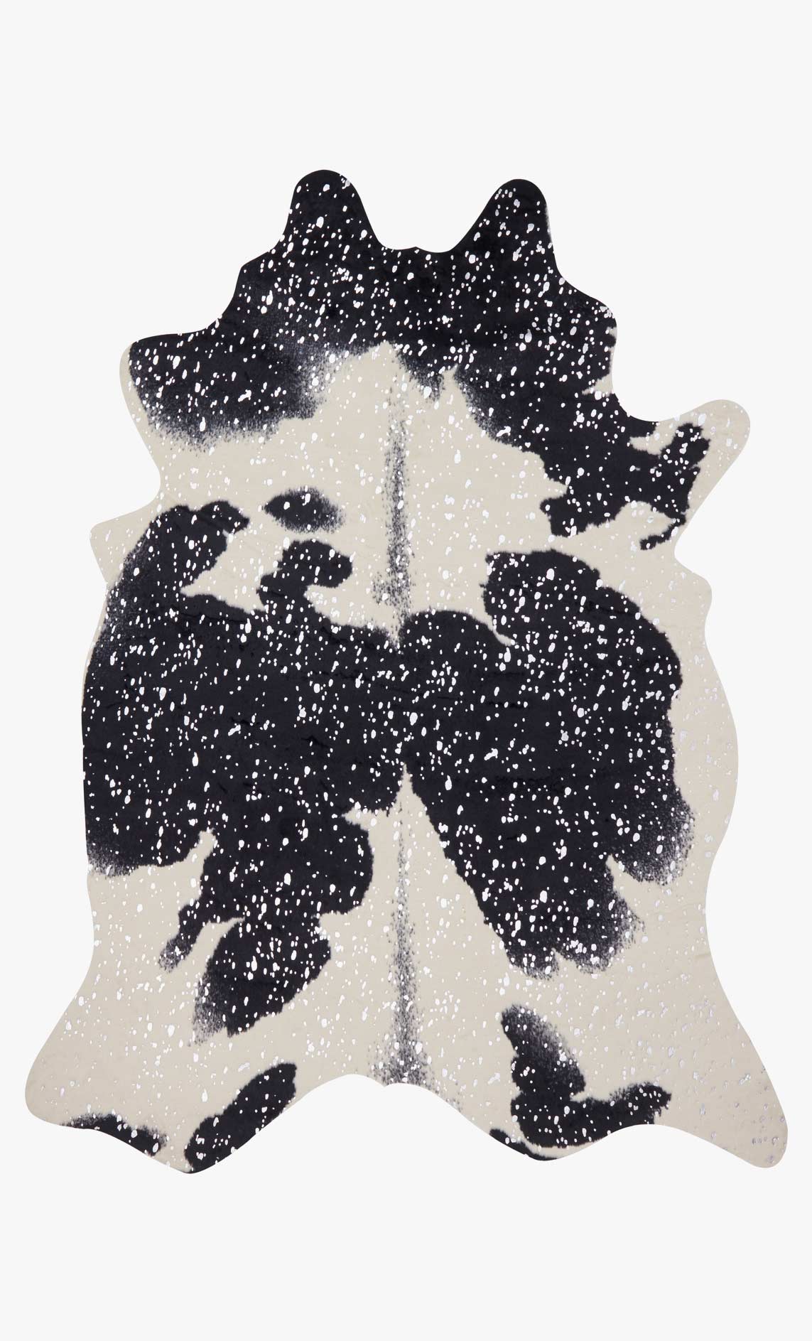 Loloi II Bryce Collection - Contemporary Power Loomed Rug in Black & Silver (BZ-01)