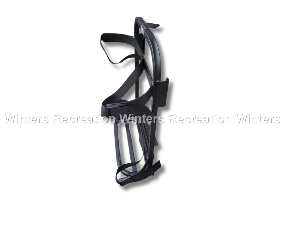 6′′ Dropped Golf Attachment for Onward w/OEM Seat Kit, Aluminum Black Powder Coat,