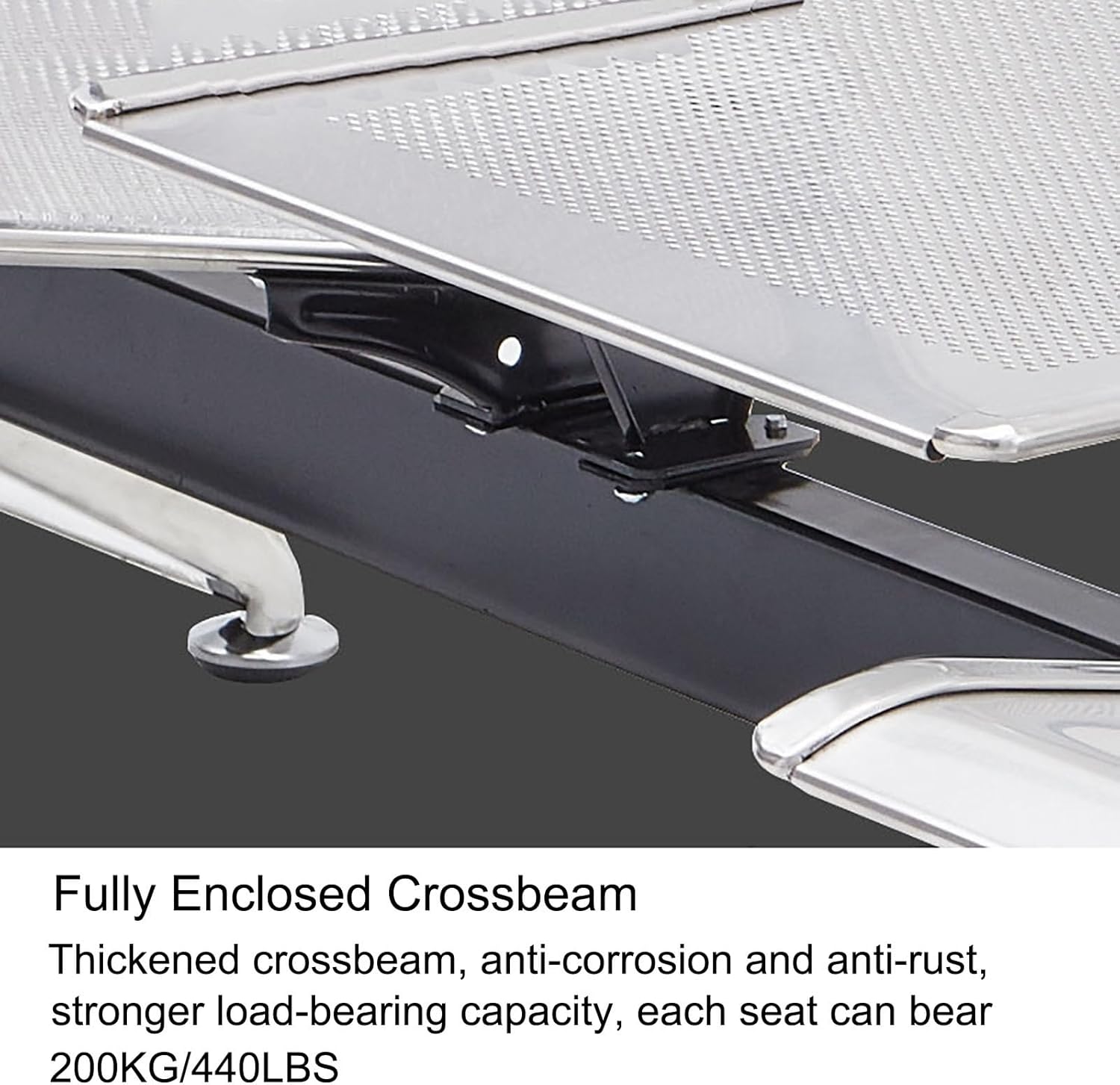 Waiting Room Chairs Furniture, 2 Seat Guest Reception Chair with Coffee Table, Waiting Room Bench with Backrest and Armrests, Metal Frame, for Hospital,Red-One Size