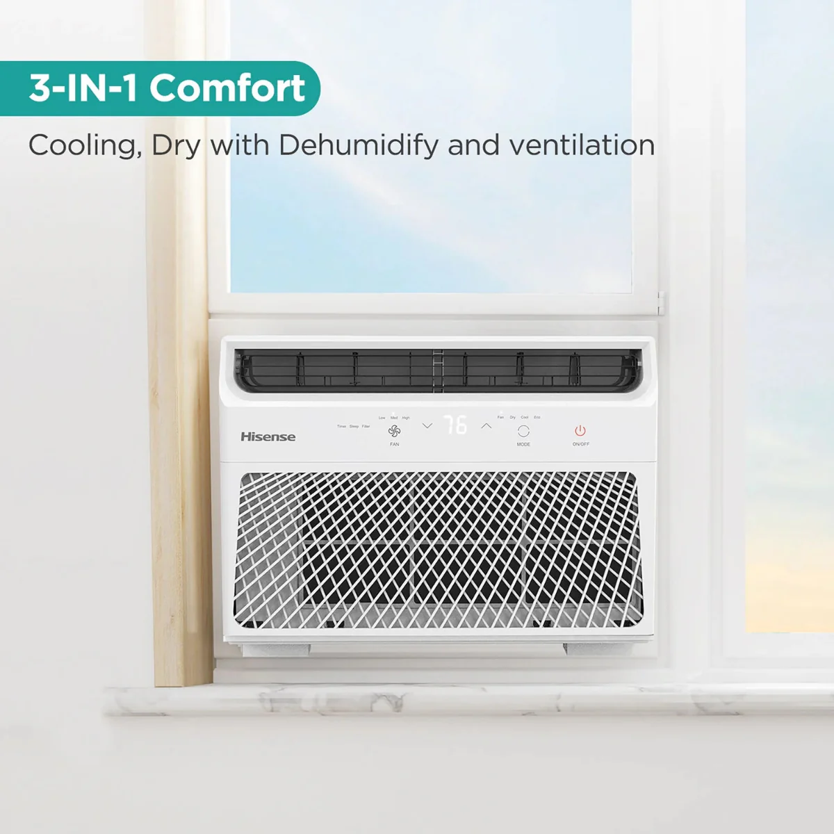 Hisense 6,000 BTU Window Air Conditioner w/ Electronic Controls