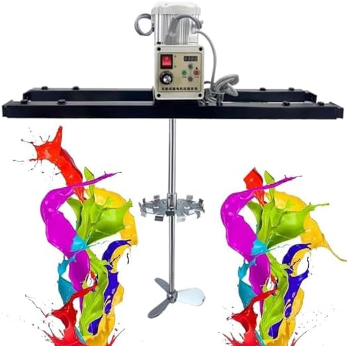 Electric Tank Mixer 2100W, Air Agitator with Folding Propeller & Telescopic Range 75-120cm for Ink Dissolving and Agitation