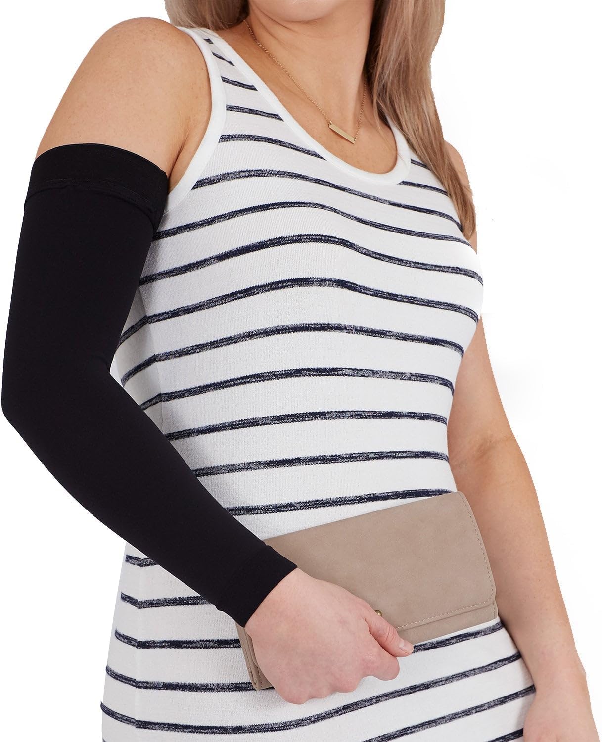 Mediven Comfort Lymphedema Armsleeve 20 30 mmHg Long Black VI Reg Long CA20356