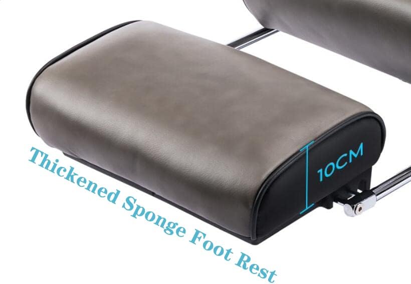 Posture Ergonomic Pu Leather,Managerial Computer Desk Chair Flip Up Armrest Big Tall with Wheels and Adjustable Lumbar Support High Back Pu Leather Chair Comfortable Anni,