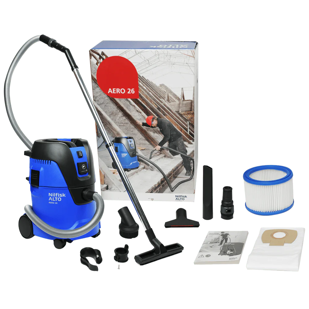 Nilfisk Aero 26-21 6.6-Gallon Wet/Dry Canister Industrial Vacuum