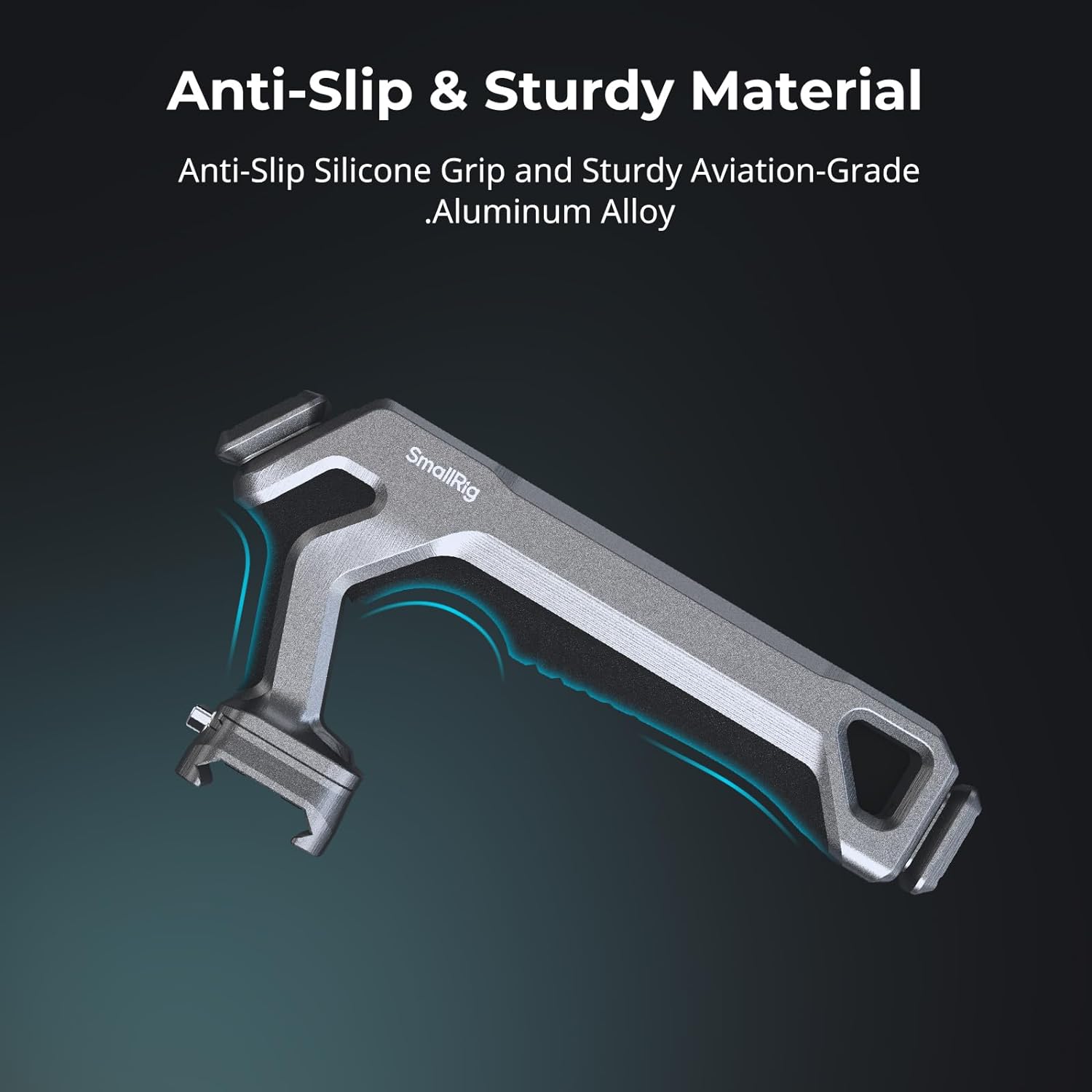 SMALLRIG Quick Release Magic Arm with 360 Ball Head and Top Handle for Monitor, Grey, 5.5kg Payload