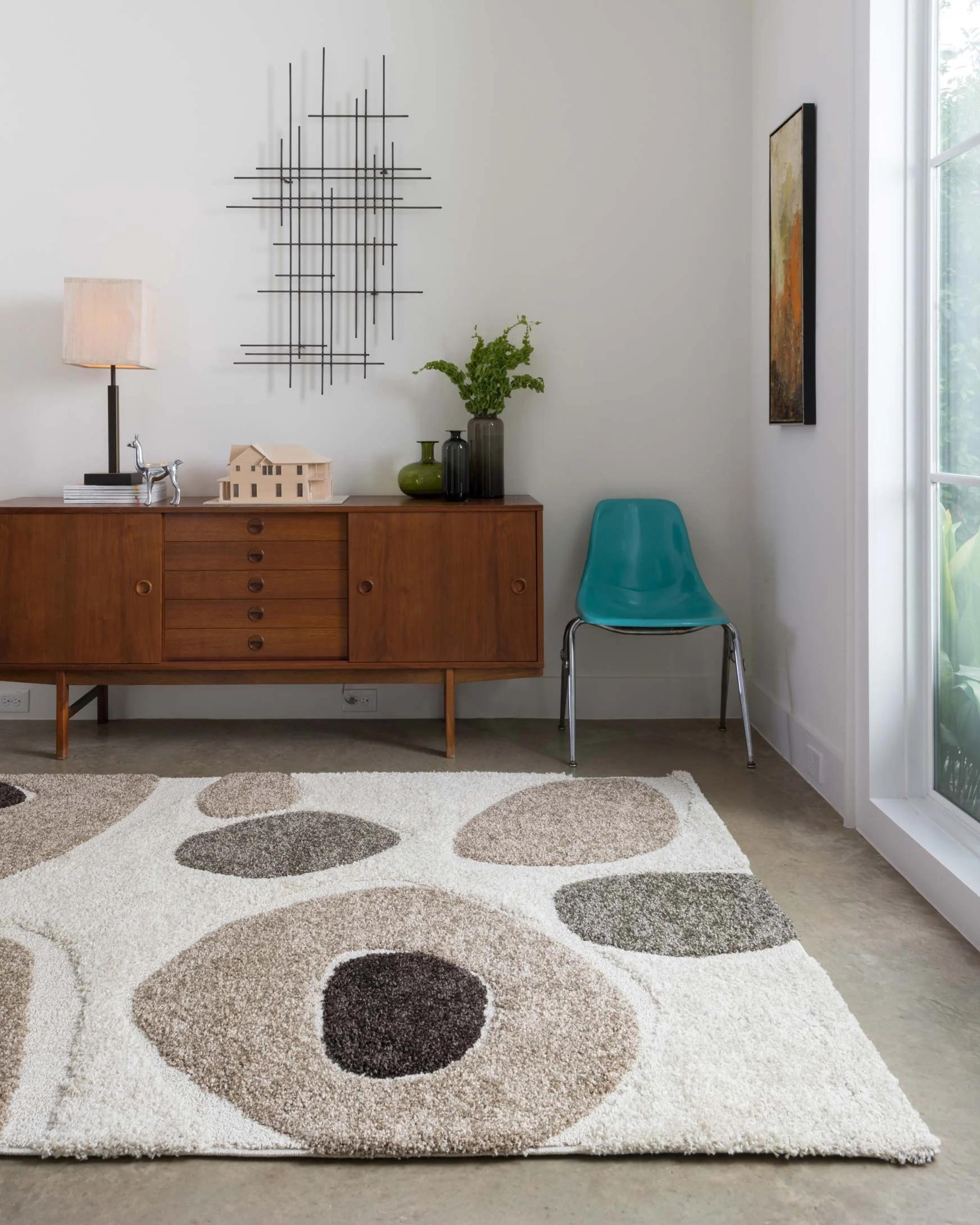 Loloi Enchant Collection - Transitional Power Loomed Rug in Ivory (EN-04)