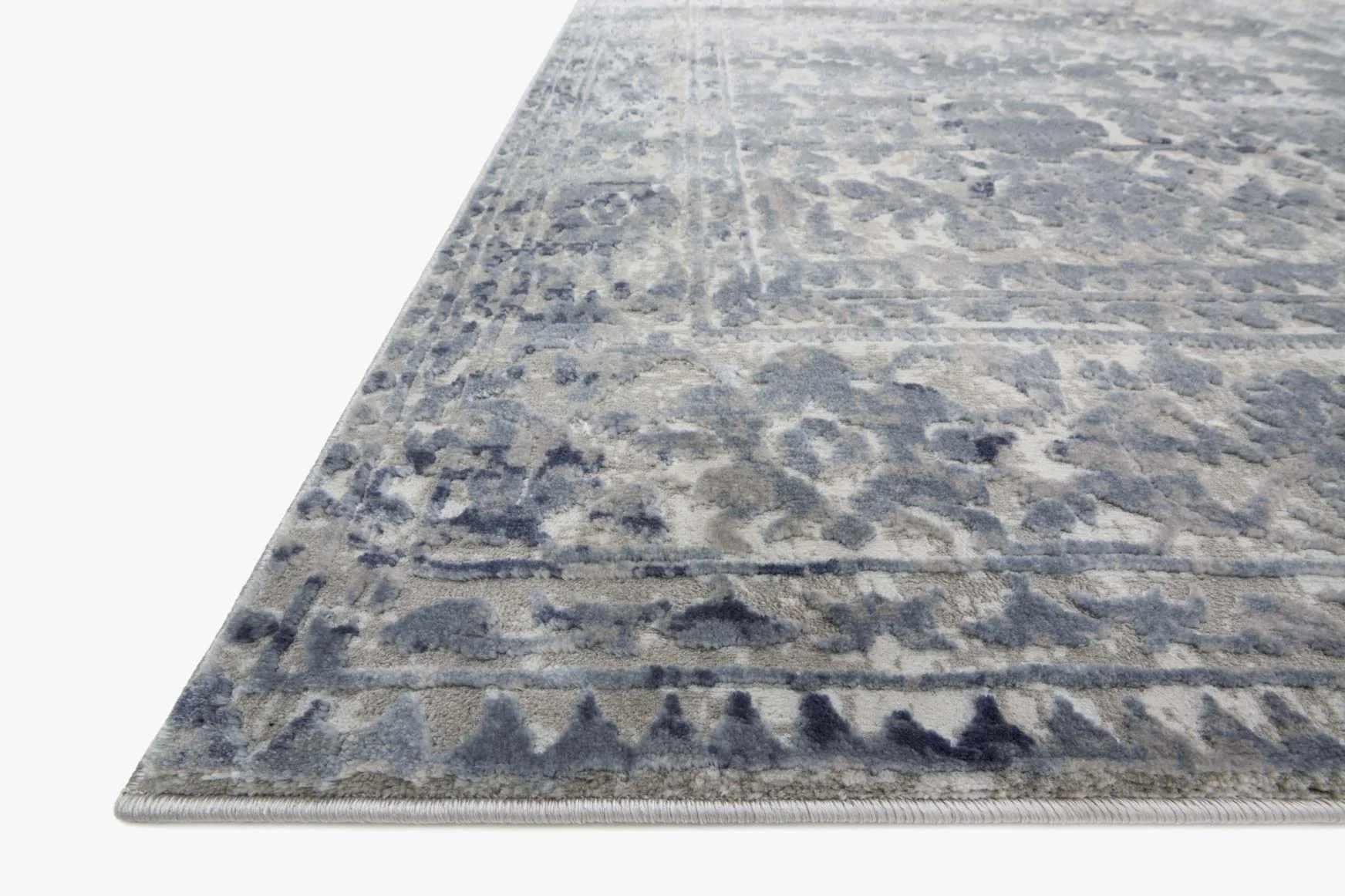 Loloi Patina Collection - Transitional Power Loomed Rug in Sky & Stone (PJ-06)