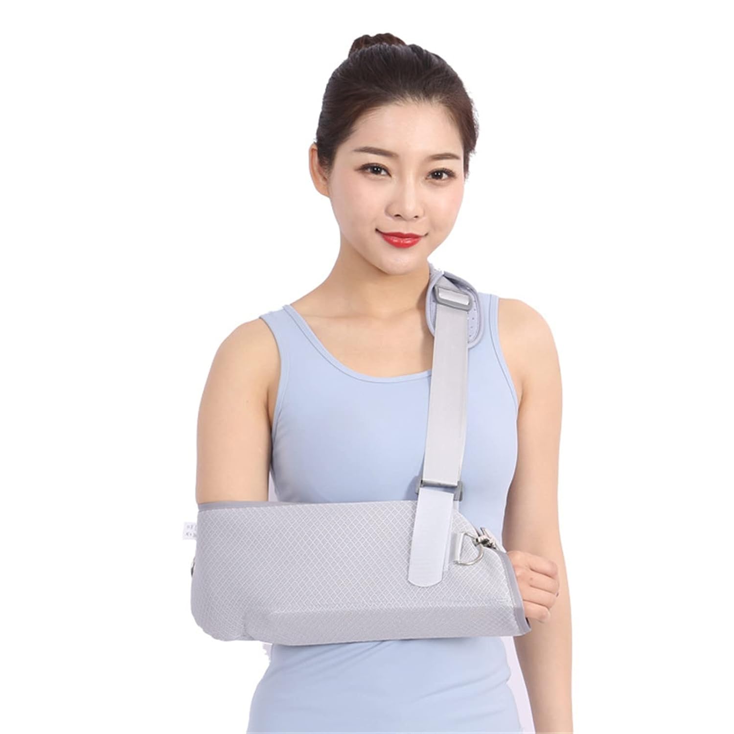 Arm Sling Shoulder Sling Lightweight Breathable Wrist Elbow Support Dislocation Fracture Sprain And Broken Arm,M