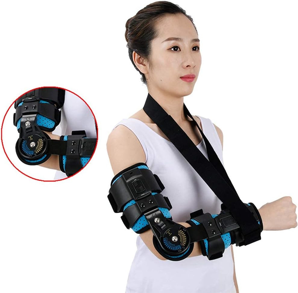 Shoulder Arm Sling Adjustable Arm Sling Elbow Brace Fixation Orthosis Sling, Arm Immobilizer Brace for Shoulder Injury Rotator Cuff, Pr Recovery Support for Arm El