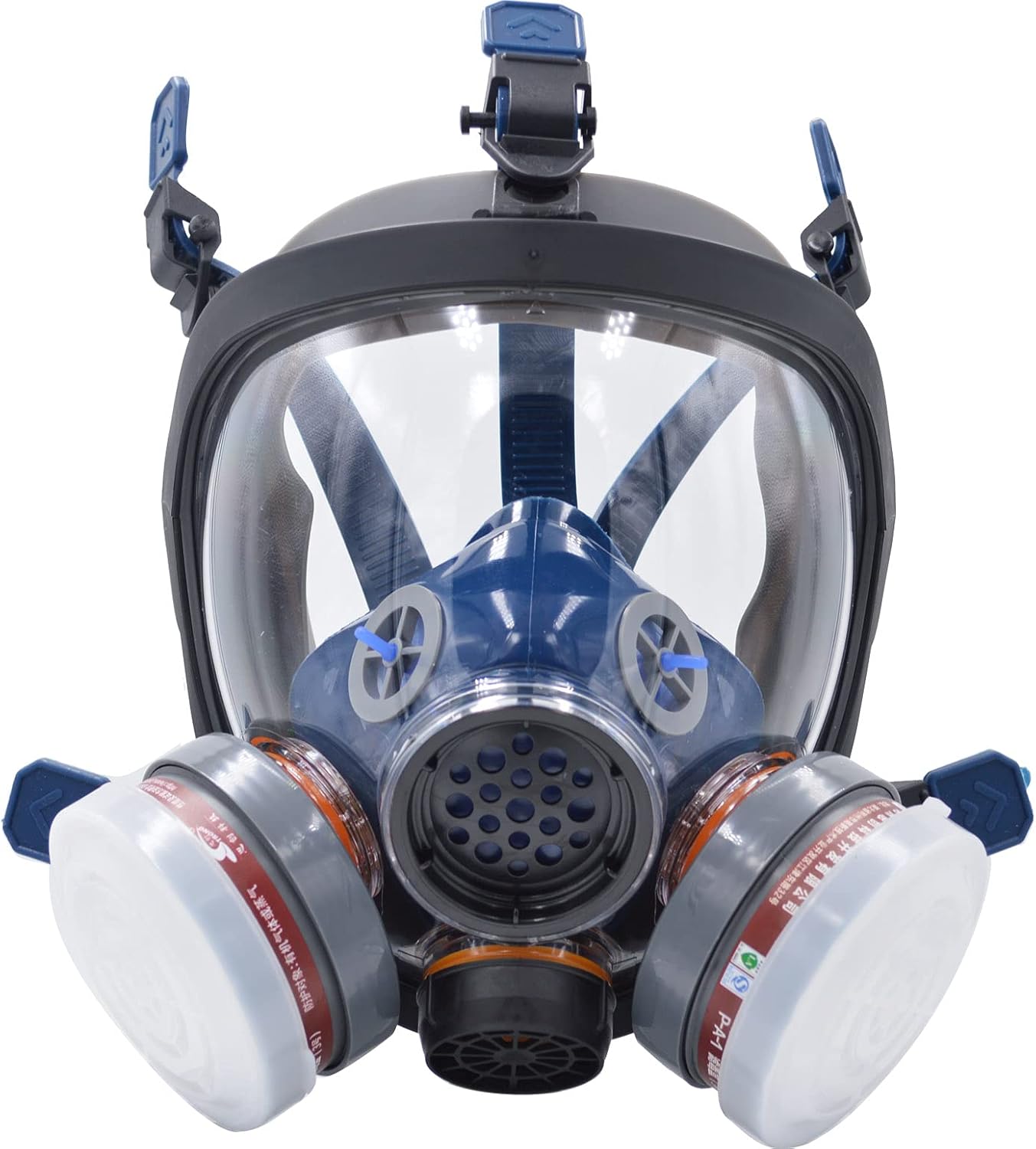 Full Face Respirator Mask,Gas Mask Protect Against Harmful Gas,Dust,Chemicals, Safety Mask with Active Carbon Filter