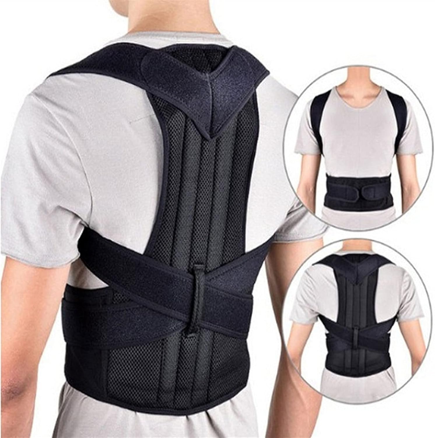 Posture Corrector for Men and Women Decompression Back Brace for Clavicle Support Adjustable Back Straightener Providing Pain Relief from Neck Lumbar Shoulder,