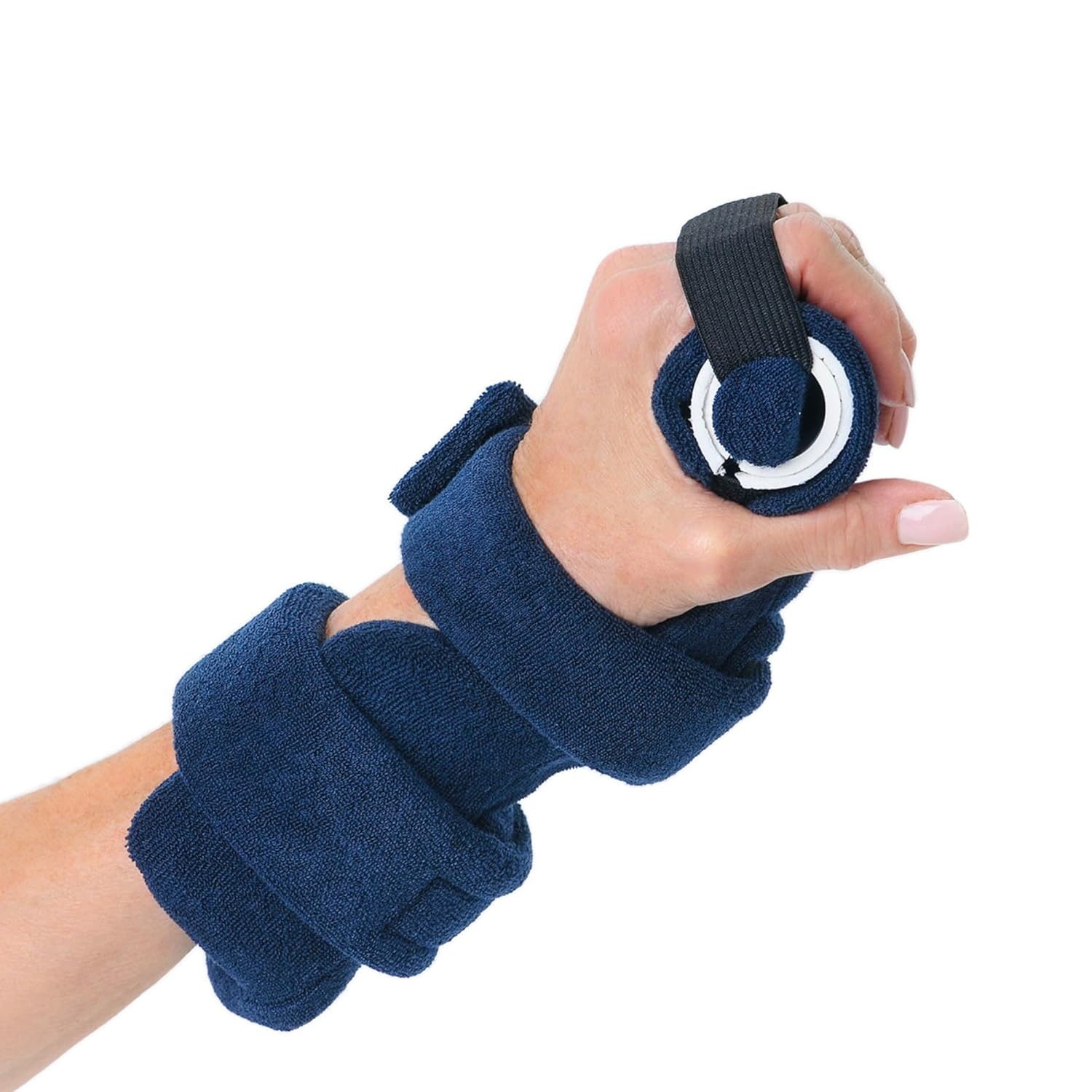 Terrycloth Comfy Finger Extender, Adult Medium, Navy Blue