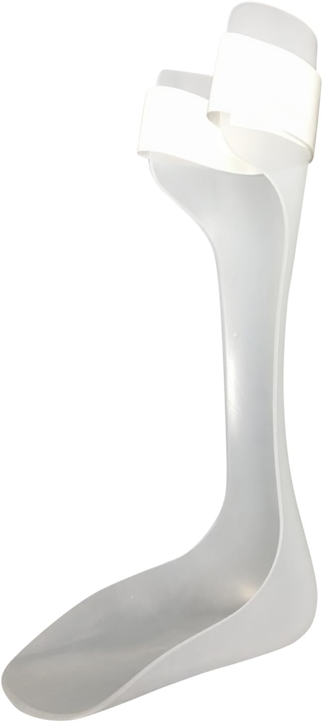 Truform-OTC Molded Plastic Posterior Leaf-Spring Ankle-Foot Orthosis Brace, Right Foot, Medium