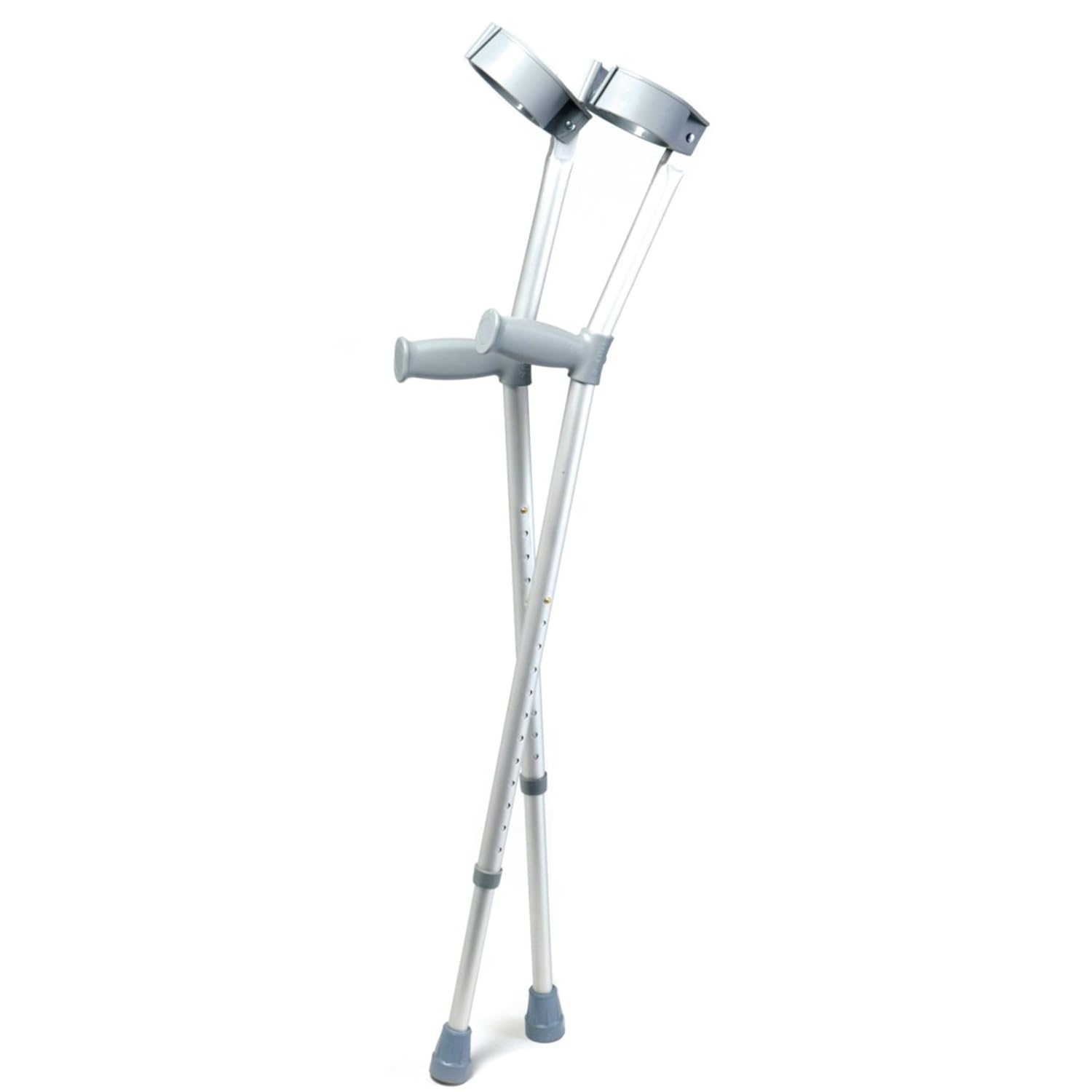 Days Forearm Crutches, Tall Adult Size, Turning Arm Cuffs and Crutches Support Legs After Injury or Surgery, Adjustable Height and Handle Crutches for Elderly, Handicapped, and Disabled users