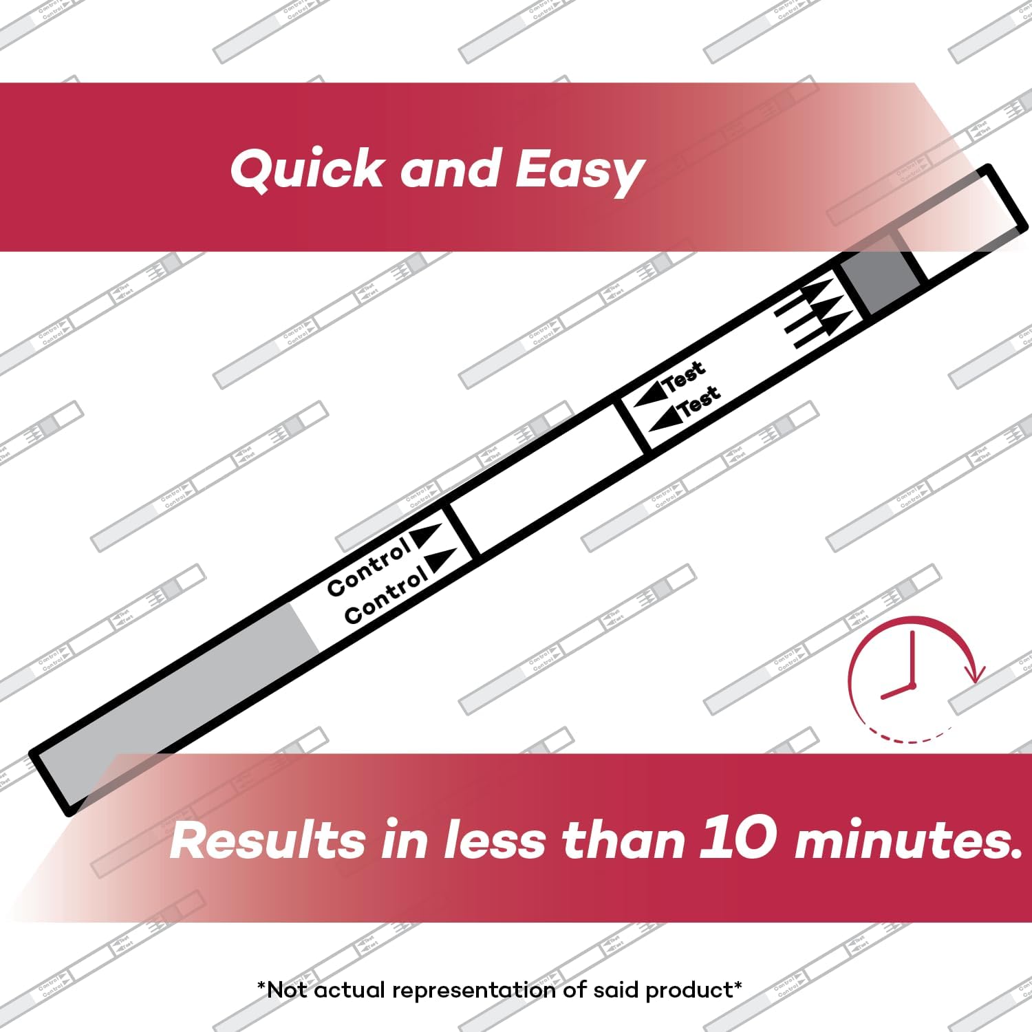 Dealmed Rapid Strep A Test Kit - CLIA-Waived, Made in USA, 25 Tests/Box, Case of 42