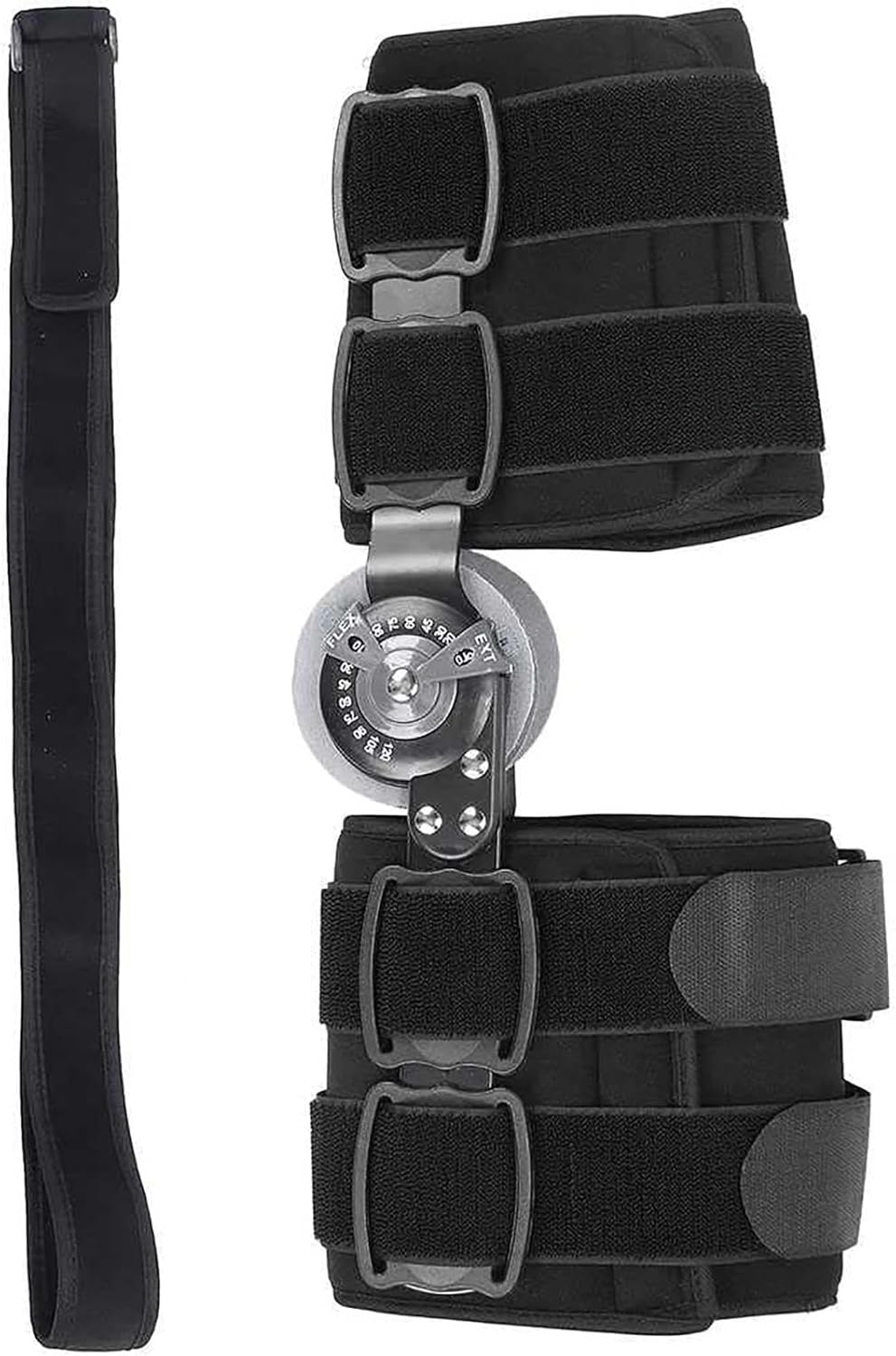 ROM Hinged Elbow Brace Adjustable Elbow Brace Immobilizer Stabilizer Post Op Arm Splint Surgery Injury Recovery Pain Relief Men & Women Ulnar Nerve Entrapment Tennis Tend